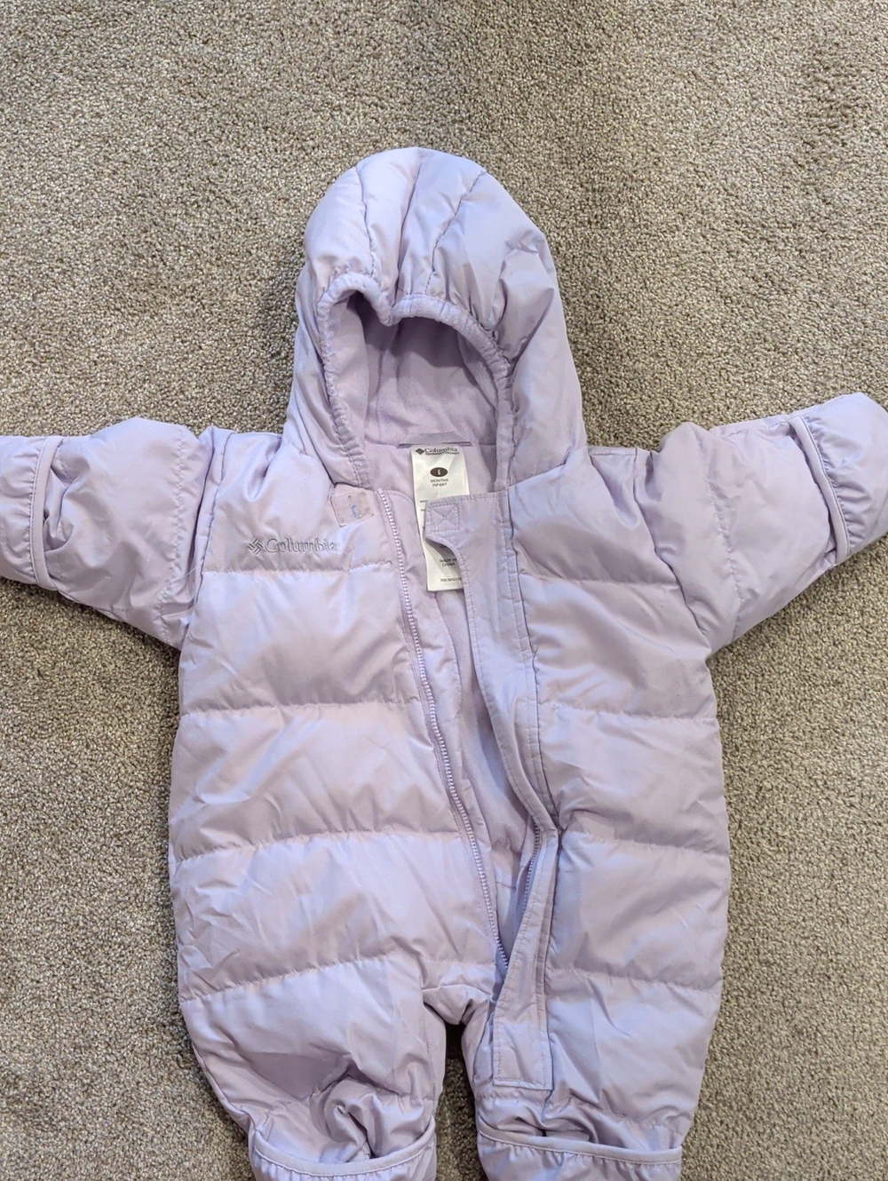 Columbia Lilac Infant Puffer Snowsuit
